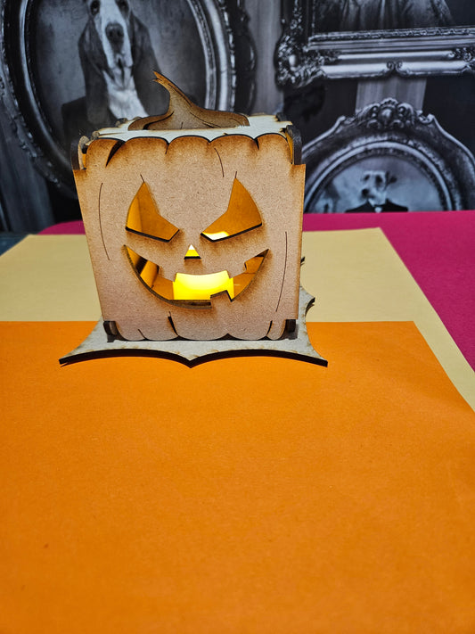 Square Pumpkin Lantern