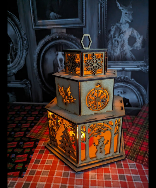 Christmas Three Layered Lantern.